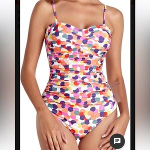 RELLECIGA Tummy Control Swimsuit Large Womens‎ One Piece